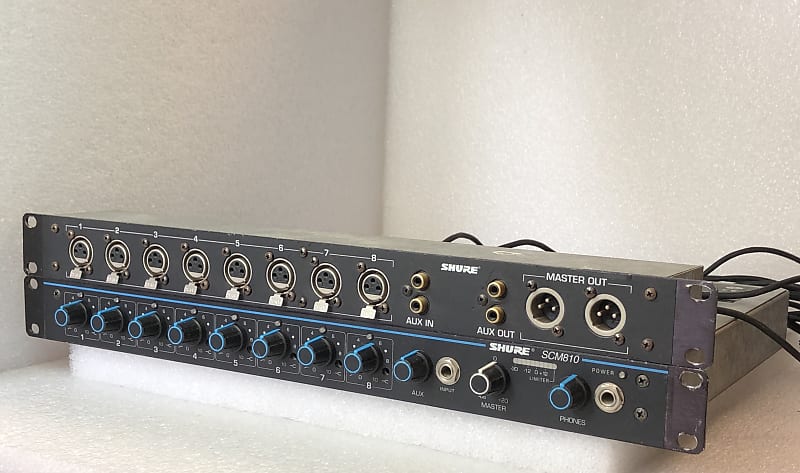 SHURE SCM810J & RKC800 マイク ミキサー プリアンプ