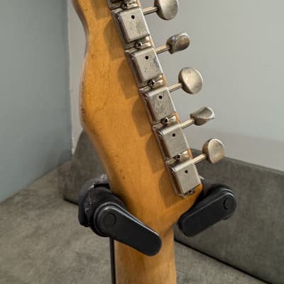 2023 Danocaster Single Cut Aged Charcoal Frost Metallic Telecaster image 6