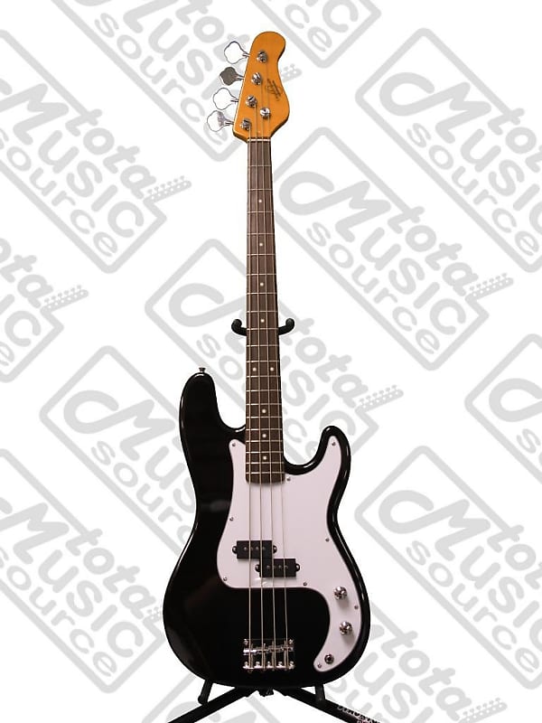 Oscar Schmidt by Washburn P-Style Electric Bass, Trans Black, OSB-400C TBK image 1