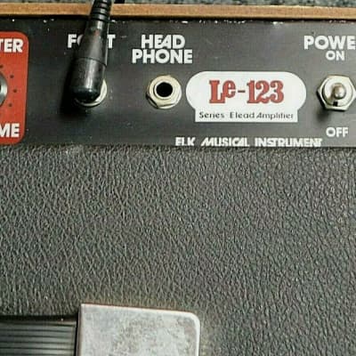 Elk Le 123 100 Watt Combo Amp w/ Built In Effects! Vintage 1970's! image 6