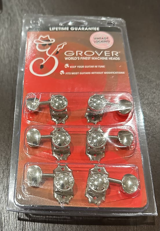 Grover Vintage Locking Nickel Tuners - Nickel | Reverb