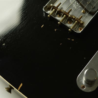Fender Custom Shop Masterbuilt Vincent Van Trigt 1963 Custom Telecaster Journeyman Relic 2020 - Aged Black [BG] image 8