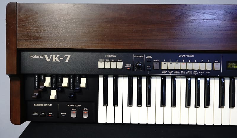 Roland VK-7 Combo Organ 90's Polyphonic Virtual ToneWheel Keyboard W/  Effects