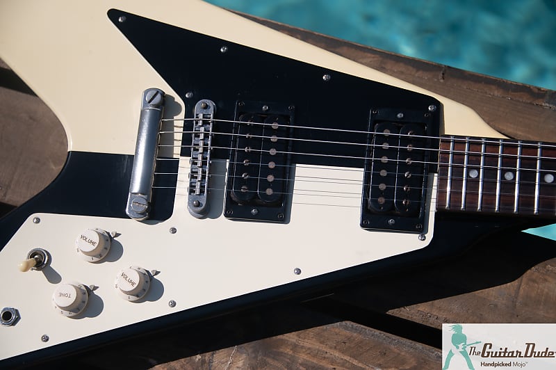 1989 Fernandes Michael Schenker Flying V FV-85MS Black And