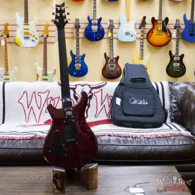 Paul Reed Smith PRS Wild West Guitars Special Run CE 24 Painted Black Neck 57/08 Covered Pickups Faded Grey Black Purple Burst 7.60 LBS image 7