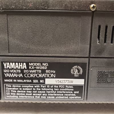 Yamaha KX-W262 dual auto-reverse cassette deck image 12