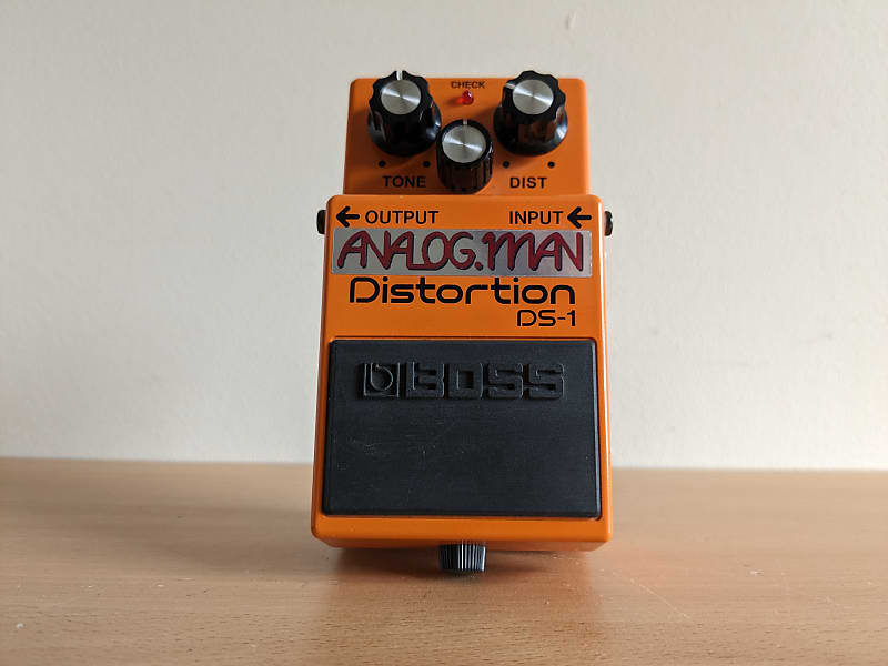 Boss DS-1 DS1 Distortion Analogman Mod Guitar Pedal | Reverb