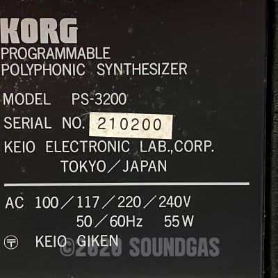 Korg PS-3200 Polyphonic Synthesizer *Soundgas Serviced* image 14