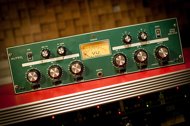 Fully Restored Altec 1592B 5 Channel Microphone Preamp Mixer