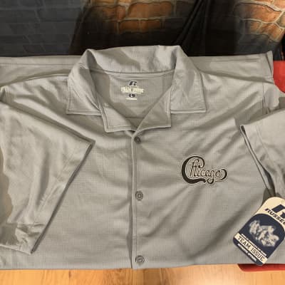 Rare Russell Team Issue “Chicago” Band Logo Promotional Golf Outing Shirt - LG image 2