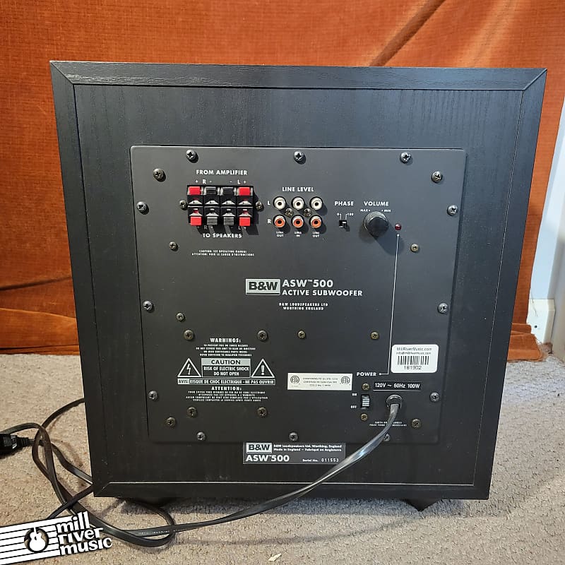 B&W ASW500 アクティブサブウーハー K8856 B&W ASW500 アクティブサブウーハー K8856