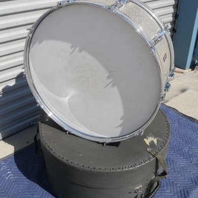 Vintage 1970's 80's CB-700 CB700 Scotch Marching Bass Drum 26x10" Broken Glass Wrap - CAN SHIP! image 3