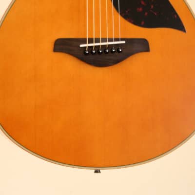 Yamaha AC1M Acoustic Electric Guitar, Vintage Natural image 5
