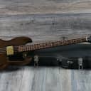 RARE One OFF Custom Gibson EB-0 SG Bass Walnut  Gold Hardware and Inlay 1973