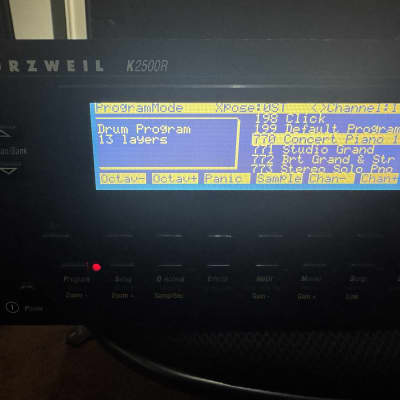 Kurzweil K2500R Rackmount Digital Sound Module 1990s - Black