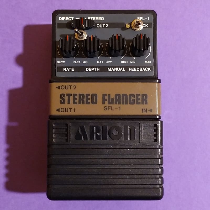 Arion SFL-1 ステレオ　フランジャー　アリオン Arion SFL-1 Stereo Flanger Grey Japan