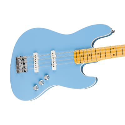 [PREORDER] Fender Aerodyne Special Jazz Bass Guitar, Maple FB, California Blue image 5