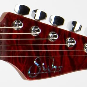 Suhr Standard Carve Top 2013 Chili Pepper Red (Trans) image 3