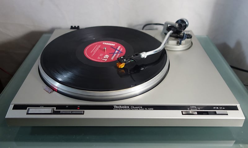 Platine vinyle TECHNICS SL-Q202 Quartz Direct-Drive Semi-Automatic Turntable + U25  			