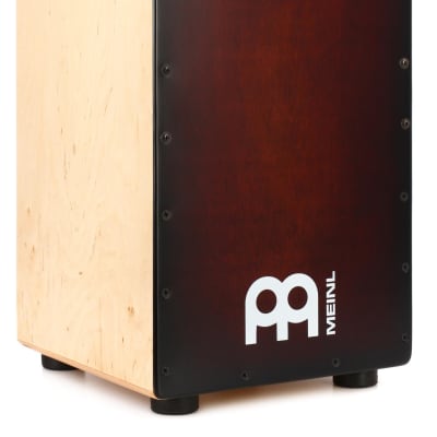 Meinl Percussion Woodcraft Series Cajon - Espresso Burst Frontplate image 1