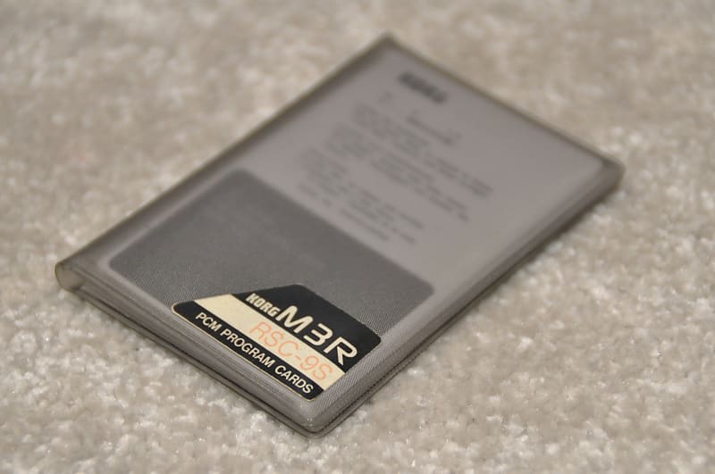 KORG M3R Card Set RSC-9S ORGAN - Includes: M1 MSC-09 + M3R RPC-09 