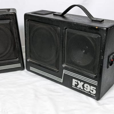 KRACO Digital Effects 100w FX 95 Speakers Truck Boxes Vintage Pair image 3