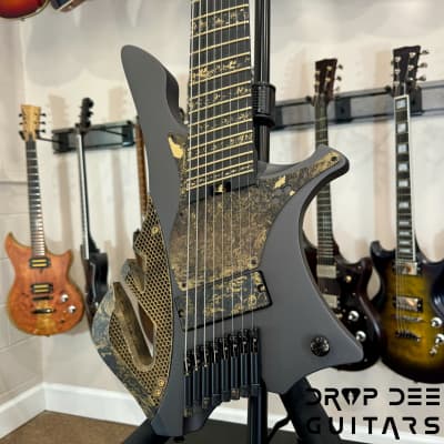 Ronciswall Kamaitachi 8 Multiscale Headless Electric Guitar w/ Case-Marble image 4