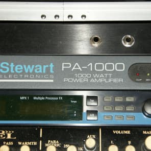Stereo Steel + Stewart PA-1000 power Amp + Lexicon Multiple Processor FX Pedal Steel Guitar Process image 3