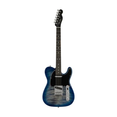 [PREORDER] Fender American Ultra Telecaster Electric Guitar, Ebony FB, Denim Burst for sale