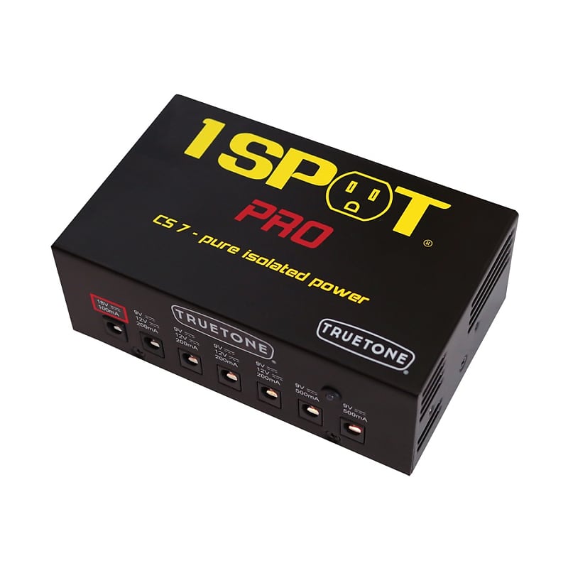 Truetone CS7 1 Spot Pro 7-Output Isolated Effects Pedal Power Supply image 1