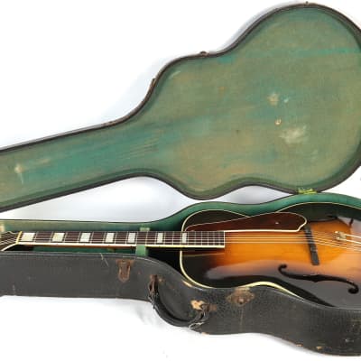 1943 Epiphone Broadway Sunburst Archtop Acoustic Guitar w/ OHSC Stunning! image 2