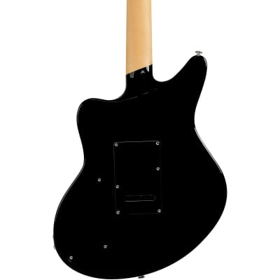 D'Angelico Premier Series Bedford SH Limited-Edition Electric Guitar with Tremolo Black Flake image 4
