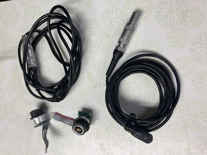 Audio-Technica MT830CW Omni-Directional Lavalier Microphone PAIR 2010s Black image 1