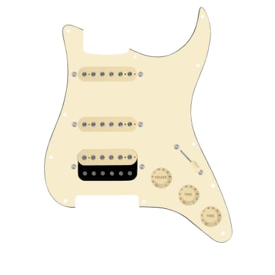 920D Custom S Style Loaded Pickguard HSS Fishman Fluence w/2 Voice