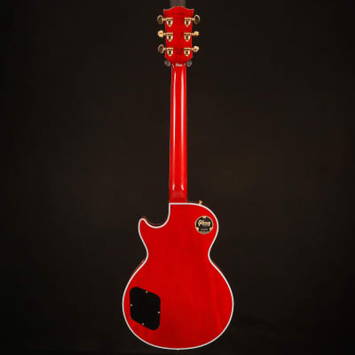 Gibson Les Paul Custom Figured, HAND SELECTED TOP Transparent Red Flame 9lbs 15.1oz image 9