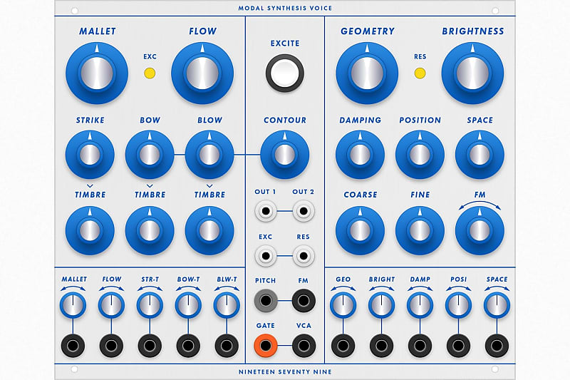1979 Modal Synthesis Voice (MSV) for Buchla systems, based on Mutable Elements image 1