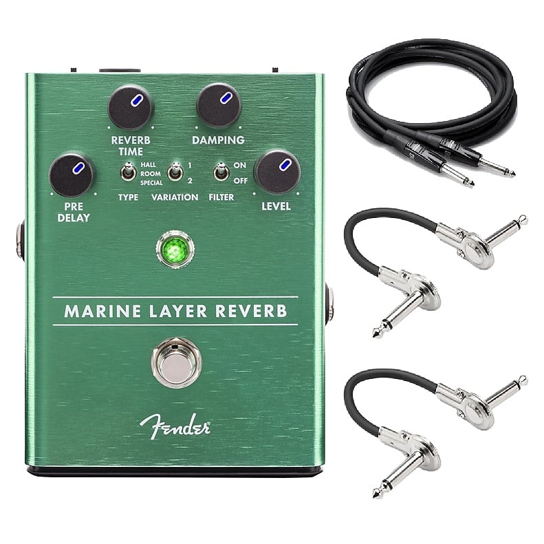 New Fender Marine Layer Reverb Guitar Effects Pedal