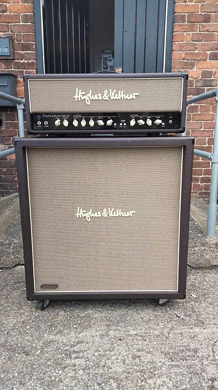 Hughes & Kettner Statesman EL34 Head and matching STM412 Cab 2007-2012 - Ox  Blood