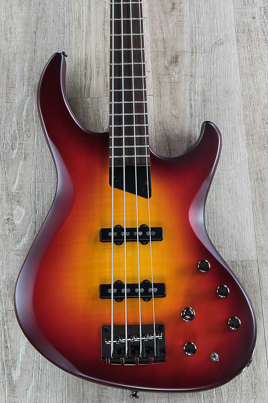 Mtd Kingston Saratoga Deluxe Bass Guitar 4 String Rosewood Reverb 