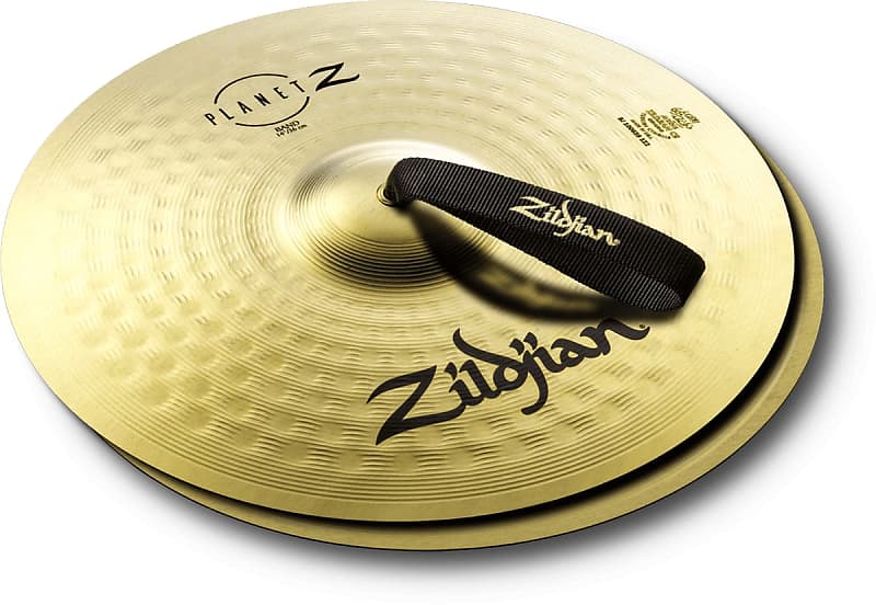 Zildjian ZP14BPR - 14'' planet z band pair w/ p0754 nylon straps image 1