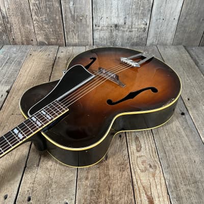 Gibson L-7 Archtop Crack and Repair Free 1949 - Cremona Brown Sunburst image 5