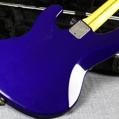Fender  American LongHorn Boner Jazz Bass  1992 Deep Blue image 5