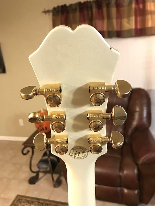 Epiphone Dot PW 2011 Pearl White | Reverb