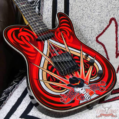 2015 NAMM Fender Custom Shop John Cruz Masterbuilt Ace Of Spades Telecaster NOS Gold Leaf & Artwork image 8