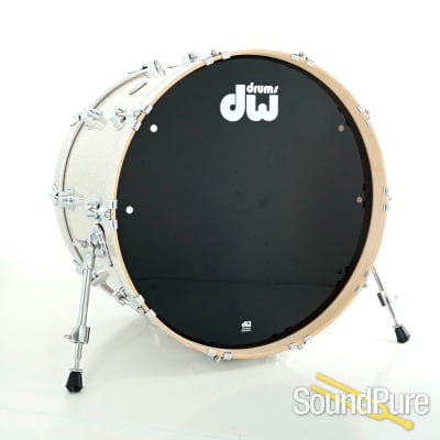 DW 3pc Collectors Series Maple Drum Set-Broken Glass Glitter 12/16/22 image 2