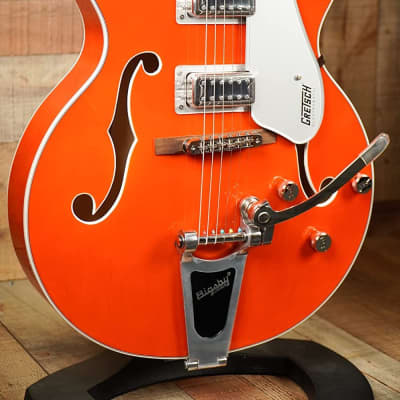 Gretsch G5420T Electromatic Classic Hollowbody Single-cut Electric Guitar with Bigsby - Orange Stain image 3