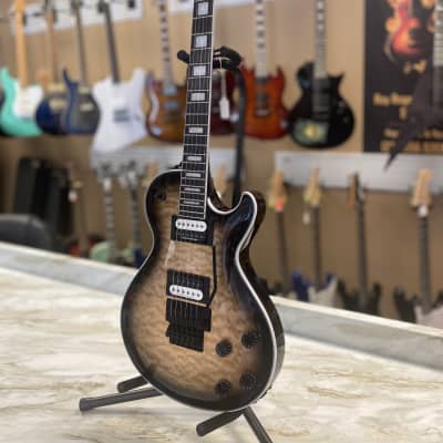 Dean Dean Thoroughbred Select Floyd Quilted Maple  - Natural Black Burst image 3