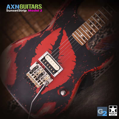 AXN GUITARS [ CUSTOM ORDER THIS ART ] Lips Graphic for sale
