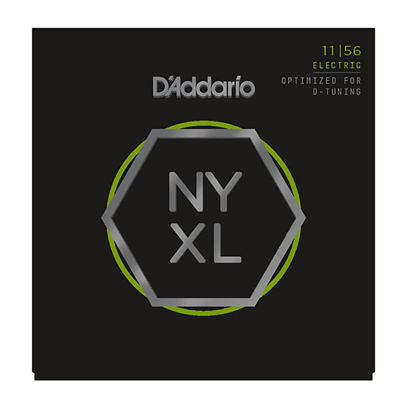 Daddario 11-56 NYXL Medium Top Extra Heavy Bottom Electric Strings image 1