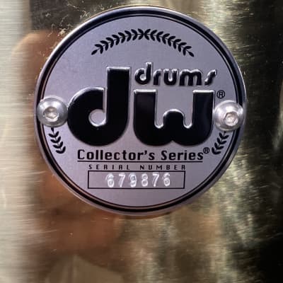 DW - 14x6.5" Collector's Series, Bell Brass Snare Drum, Immaculate 2015-2016 - Brass image 2